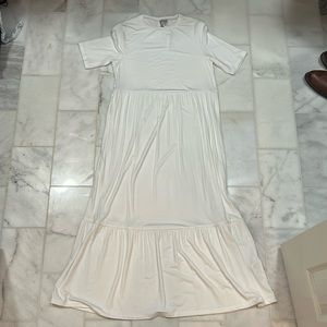 NWT Asos White Maxi Dress, Size 4